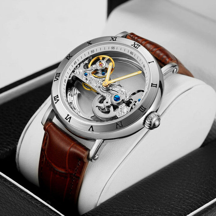 Elegant Skeleton Watch for Timeless Style-MODAUTLET