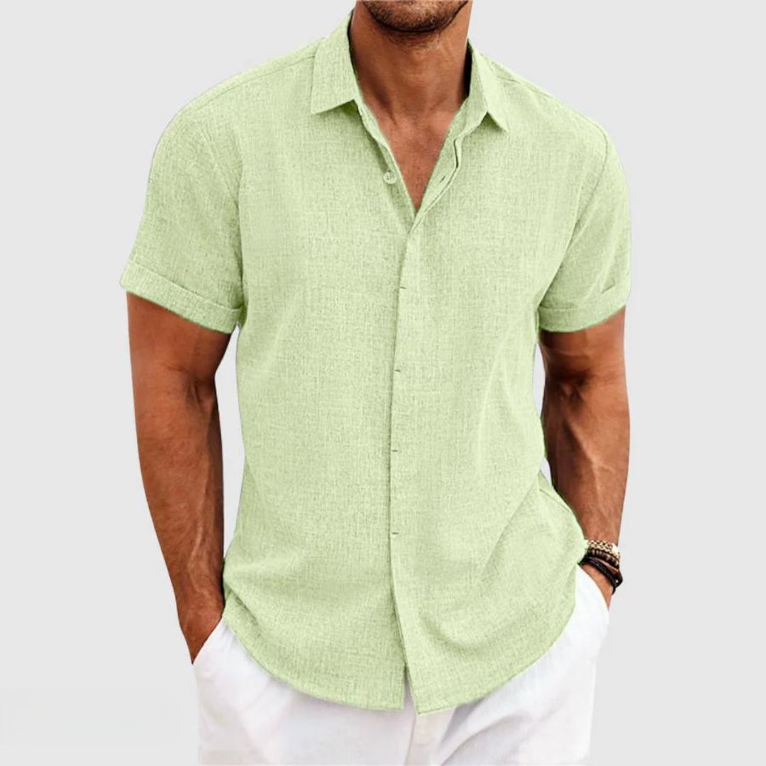 Men's Essential Premium Shirt Mint Green