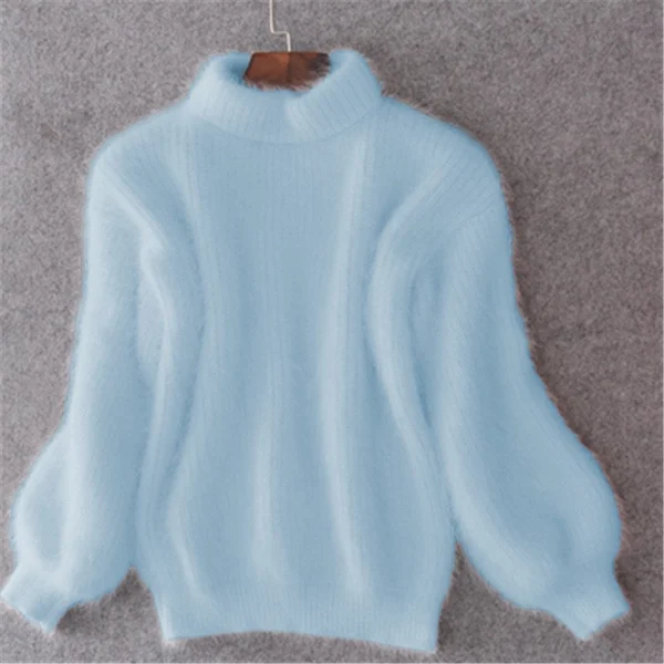 Womens' Soft Elegant Sweater Blue One size