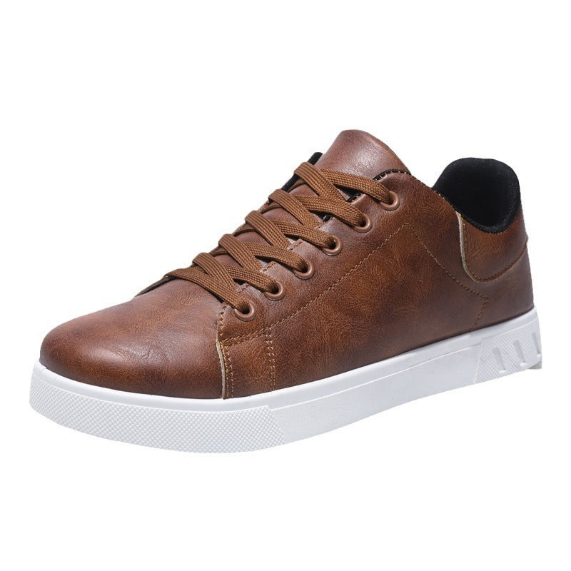 Men's Casual Lace-Up Flat Shoes-MODAUTLET