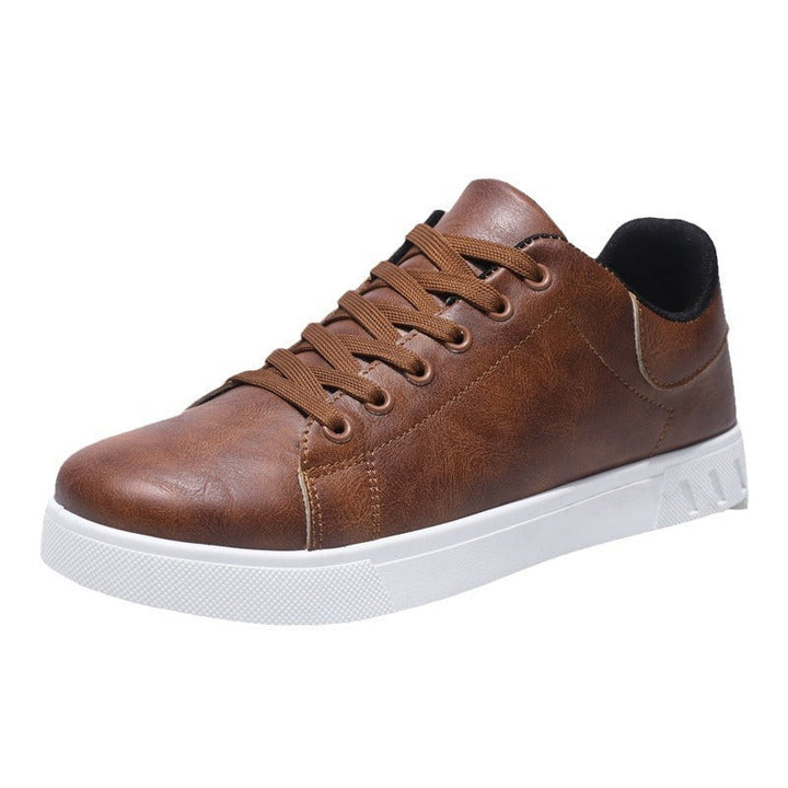 Men's Casual Lace-Up Flat Shoes-MODAUTLET