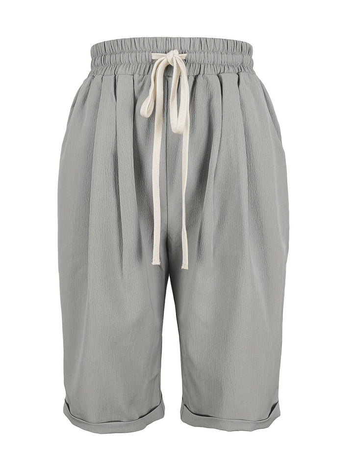 Women's Relaxed Capri Pants-MODAUTLET