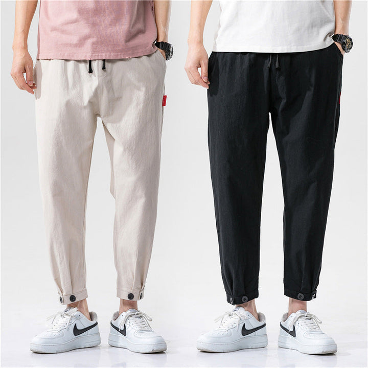 Men's Relaxed Fit Tapered Pants-MODAUTLET