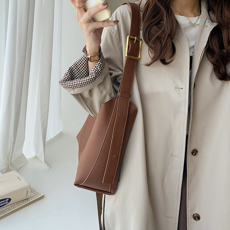 Minimalist PU Leather Bag For Women Everyday Essentials-MODAUTLET