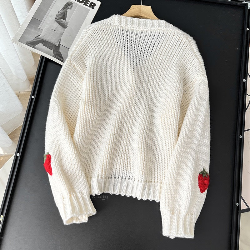 Lightweight V-Neck Knit Cardigan for Women