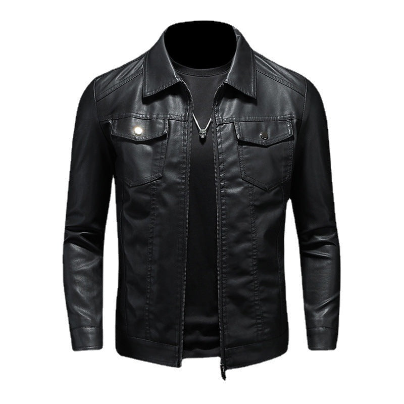 Men's Vintage Leather Jacket - Durable, Comfortable, Stylish Everyday Wear