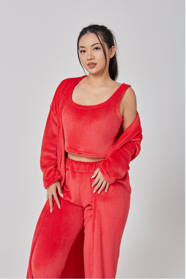 Cozy 3‑Piece Women's Lounge & Pajama Set-MODAUTLET