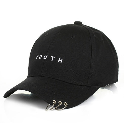 Boné de basebol unissexo com estampa sólida e letras para homens e mulheres, chapéu snapback
