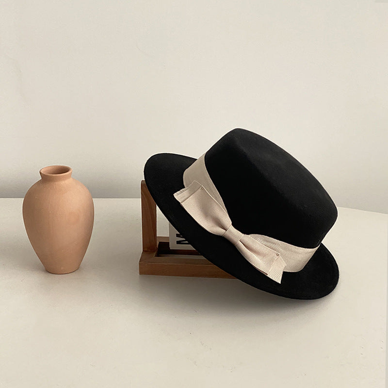 Japanese and Western Style Retro Flat-brimmed Cap