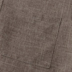 Lightweight Cotton Linen Short Sleeve Shirt Mandarin Collar