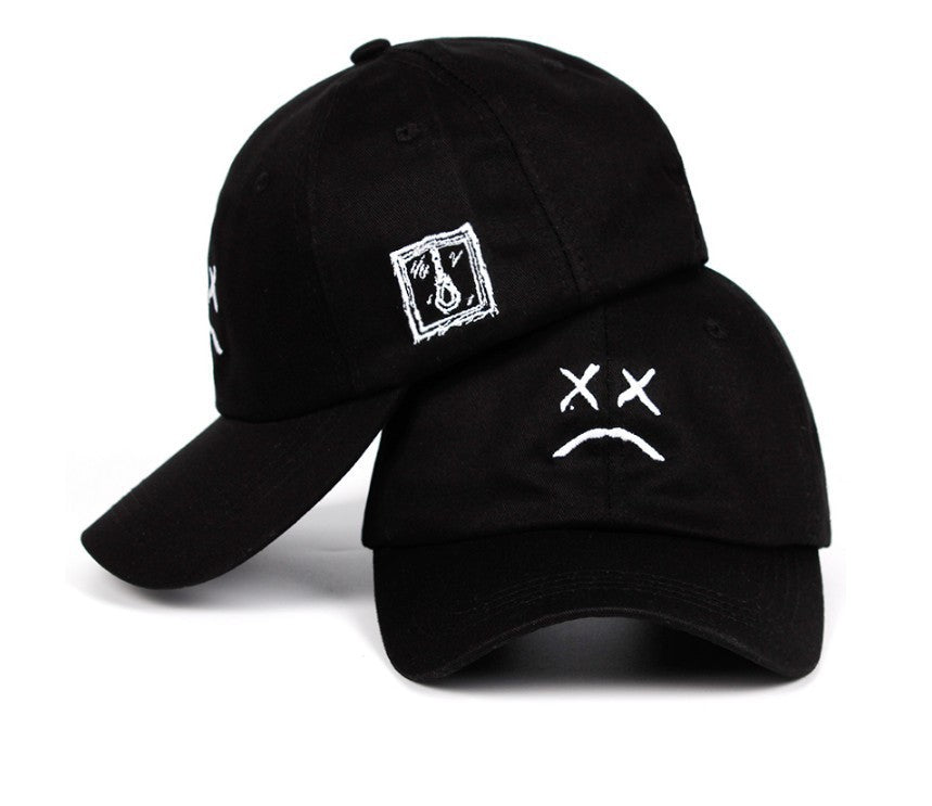 Cry Face Baseballkappe für lässigen Stil und Komfort