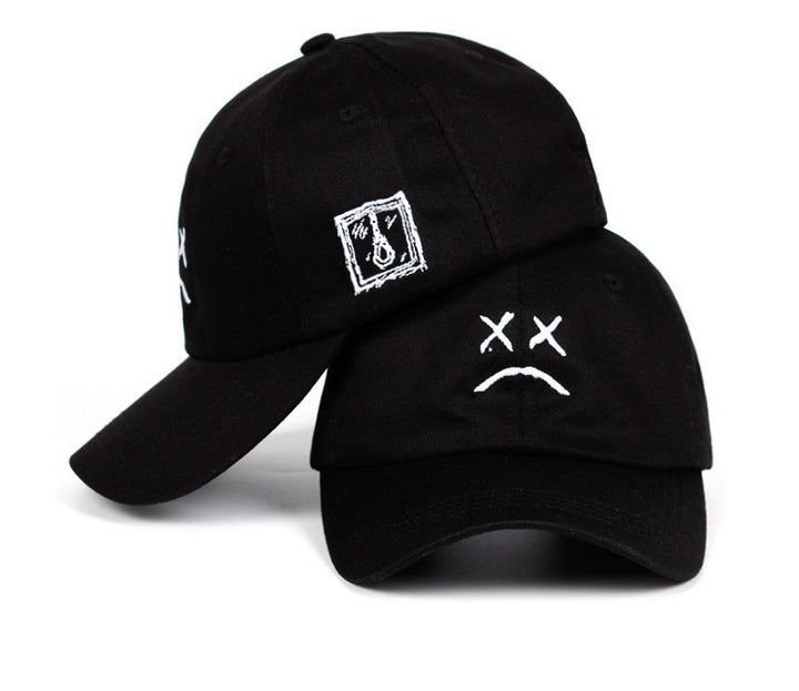 Cry Face Baseballkappe für lässigen Stil und Komfort