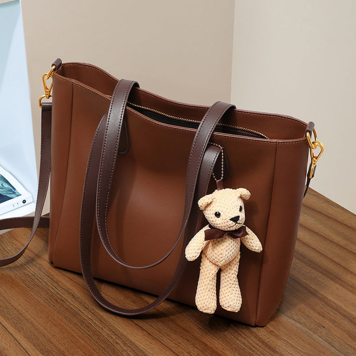 Genuine Leather Shoulder Messenger Bag-MODAUTLET
