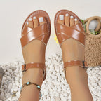 Women's Lightweight Non-Slip Open Toe Flat Sandals