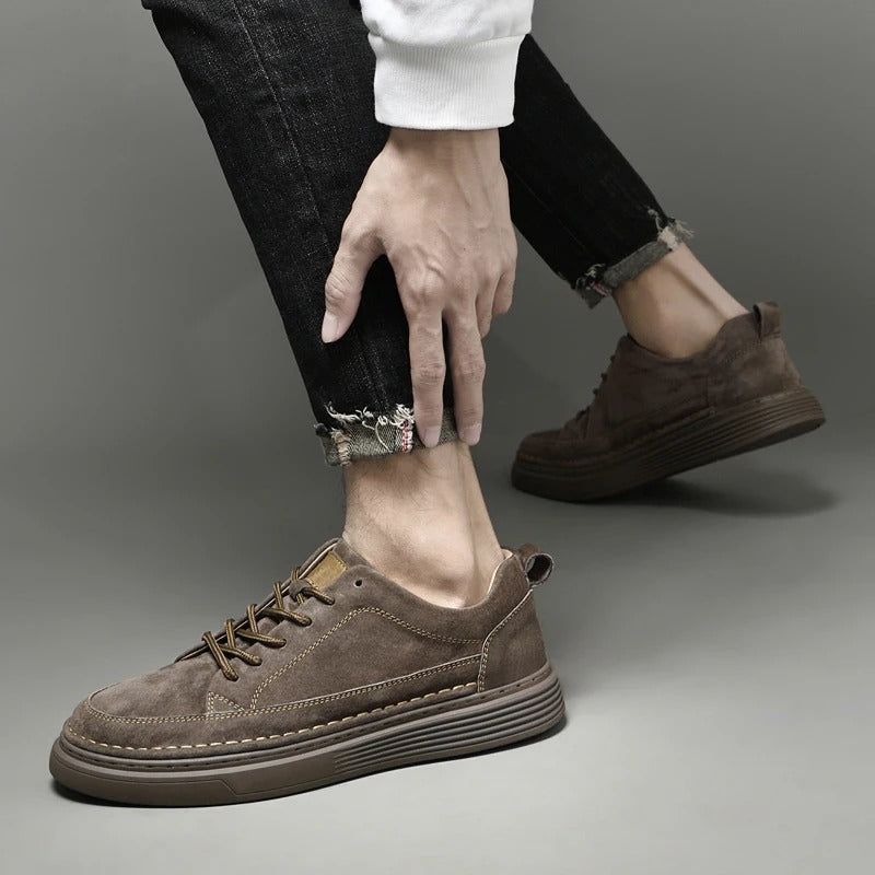 Men's Leather Navarro Shoes - Stylish and Durable Footwear-MODAUTLET