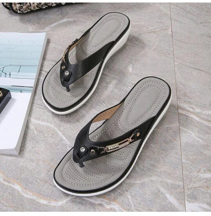 Women's Soft Padded Flip Flops-MODAUTLET