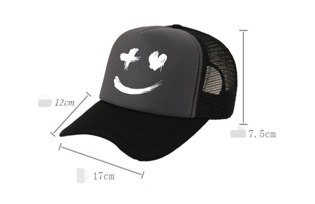 Gorra de béisbol con visera para exteriores con diseño impreso para montar bicicleta