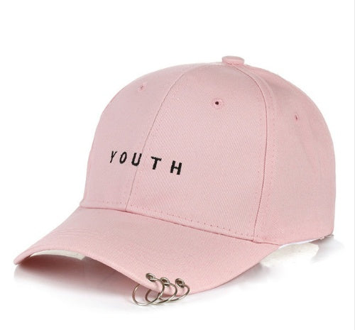 Boné de basebol unissexo com estampa sólida e letras para homens e mulheres, chapéu snapback