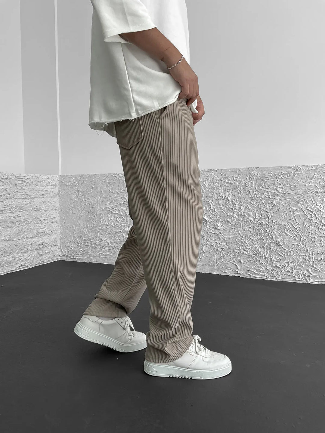 Men's Slim Fit Stretch Trousers for Style and Comfort-MODAUTLET