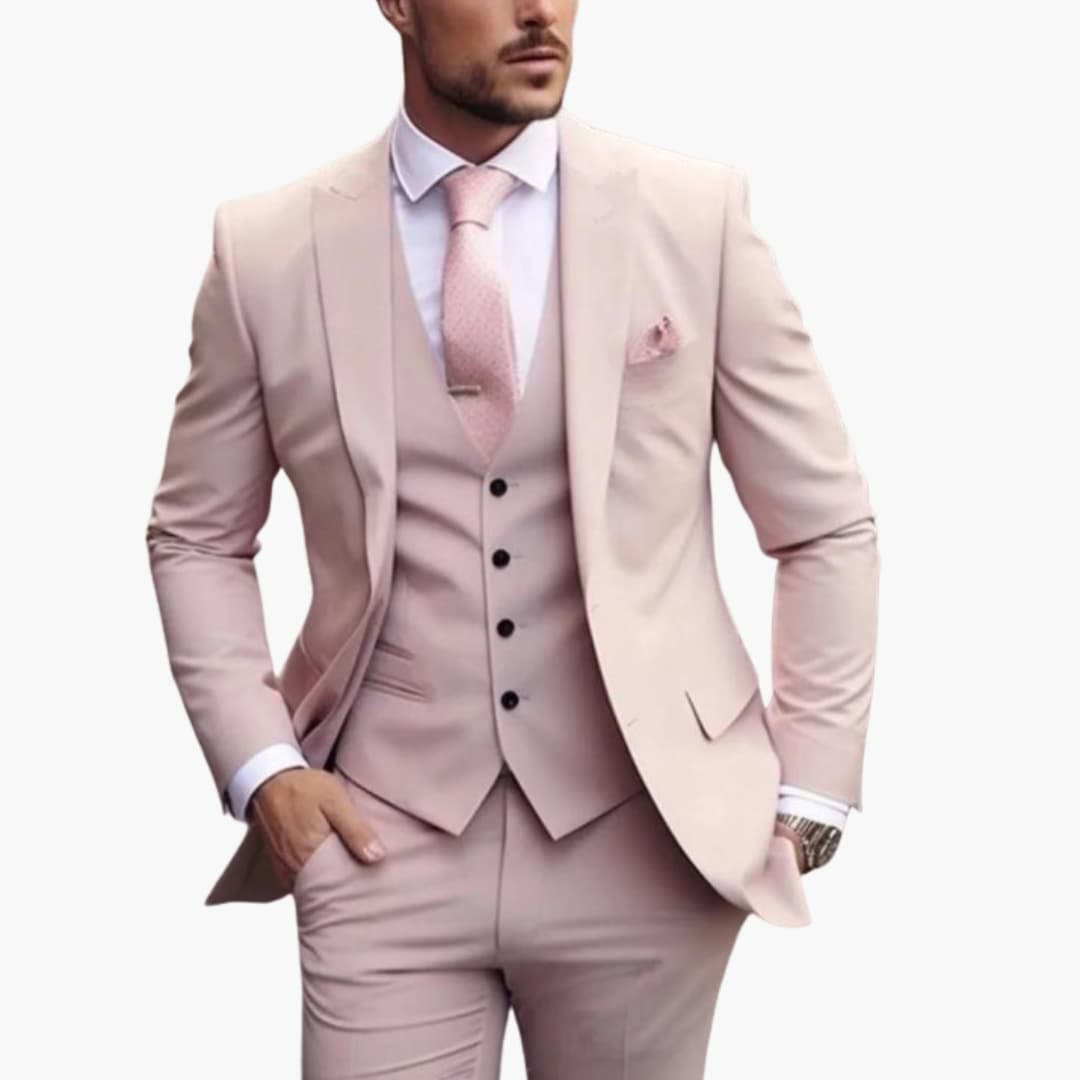 Eleganter Herren-Hochzeitsanzug | Komplettes Outfit