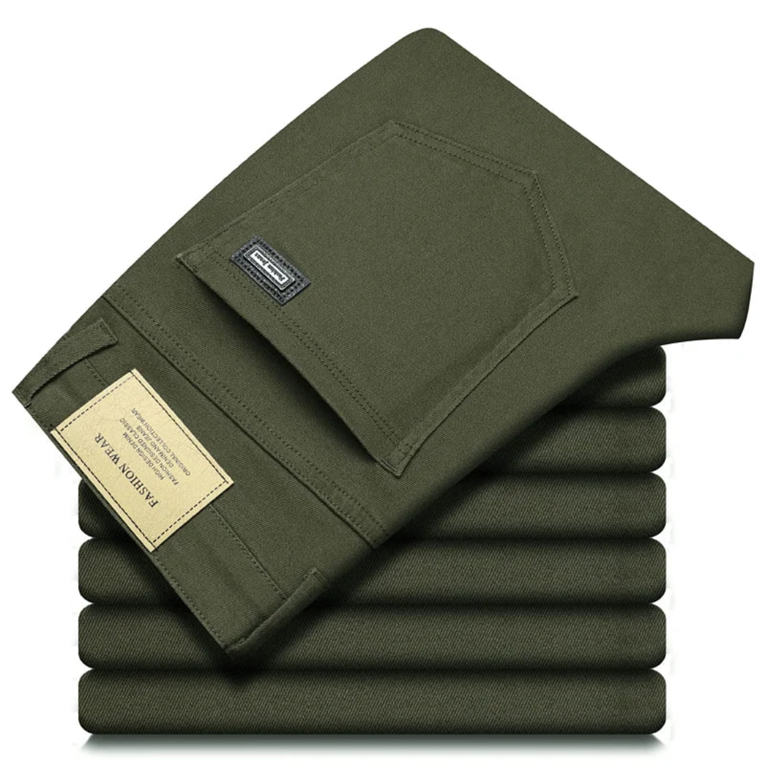 Classic Fit Mercer Pants for Ultimate Comfort Army Green