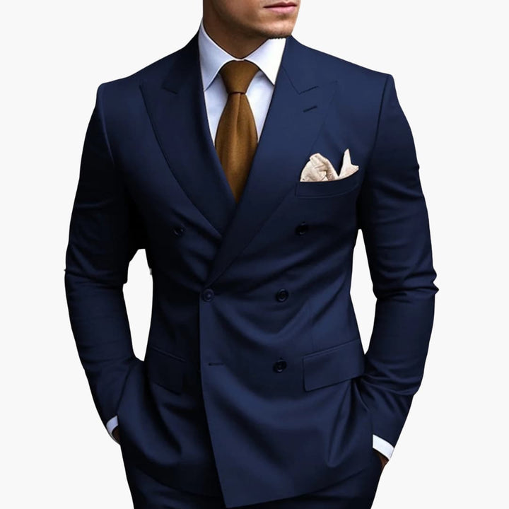 Men's Stylish Double-Breasted Suit