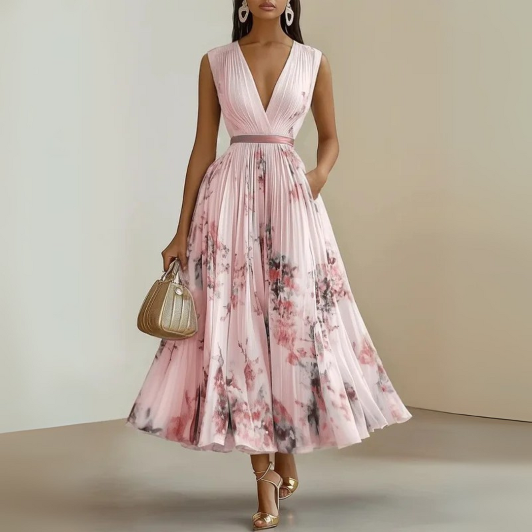 Women's Flowy Sleeveless Summer Maxi Dress