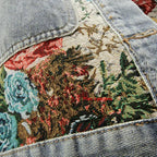 Floral Denim Jacket for Women