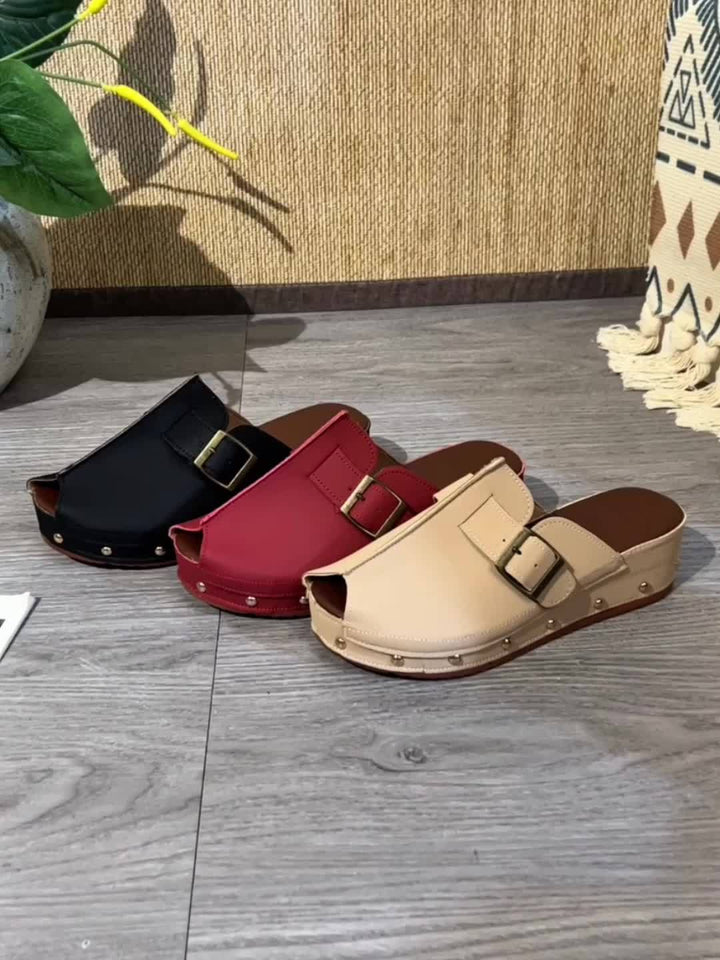 Women's Slip-Resistant Platform Sandals-MODAUTLET