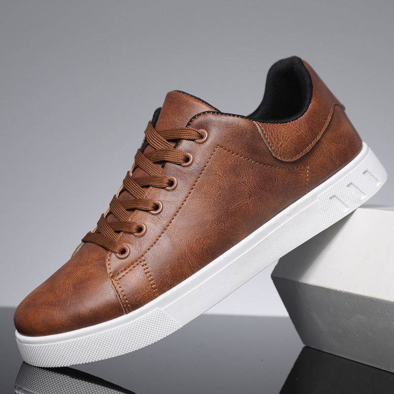 Men's Casual Lace-Up Flat Shoes-MODAUTLET