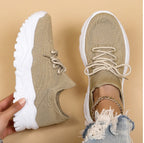 Women's Orthopedic Sneakers for Comfort and Support Beige