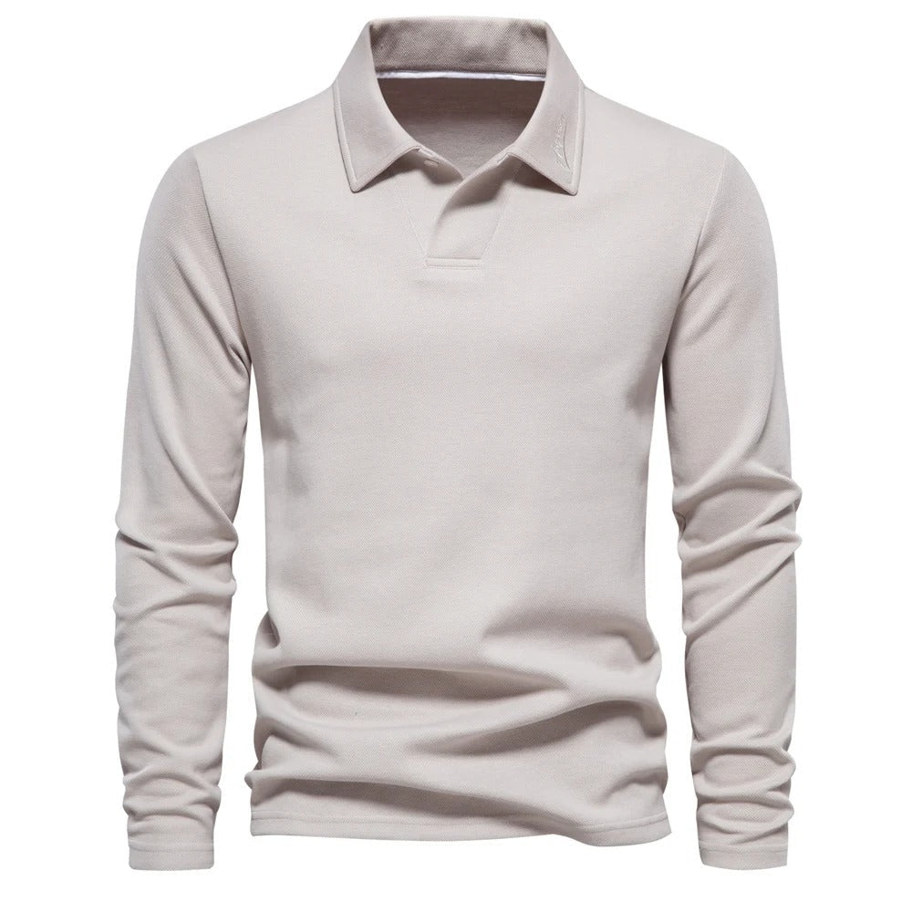 Men's Refined Comfort Polo Shirt Beige