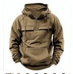 Men’s Zip-Up Hoodie – Drawstring & Pockets
