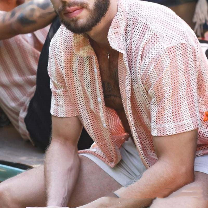 Summer Waffle-Cool Men’s Shirt