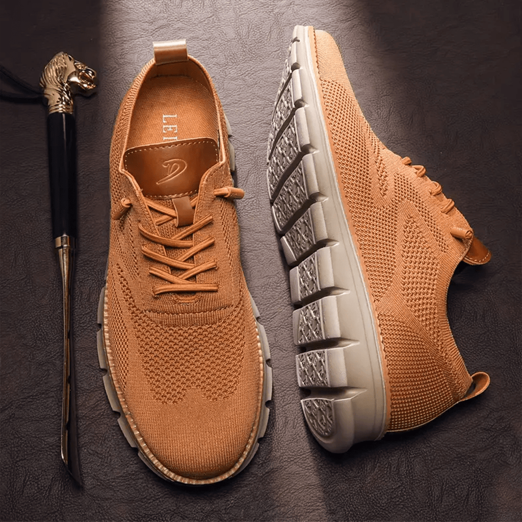 Men's Urban Trainers - Stylish and Comfortable Footwear Caramel