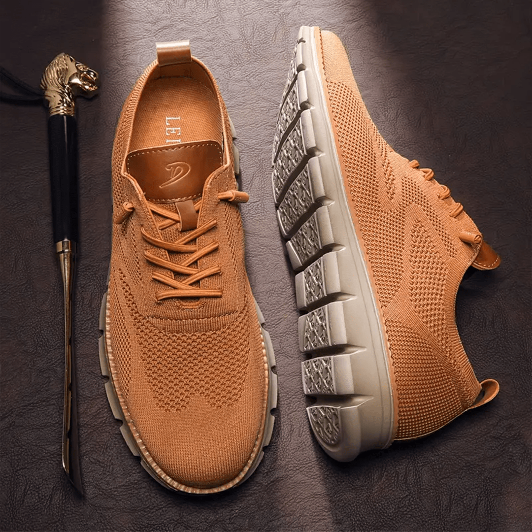 Men's Urban Trainers - Stylish and Comfortable Footwear Caramel