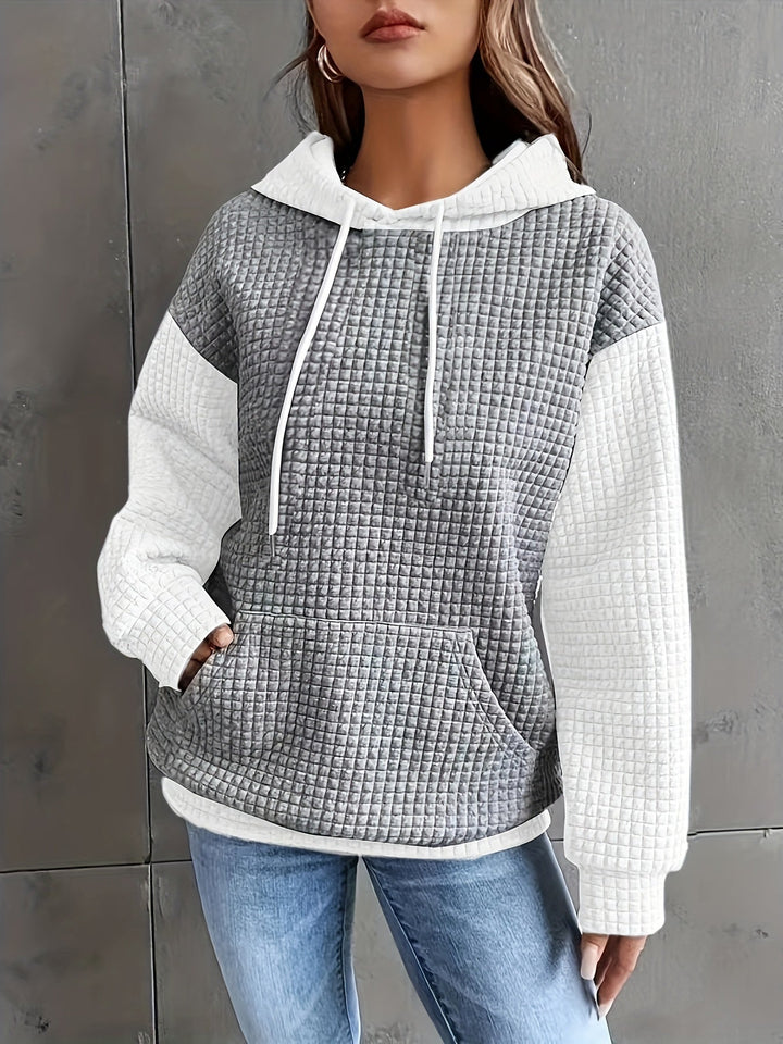 Women's Cozy Color Block Hoodie