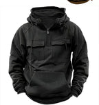 Men’s Zip-Up Hoodie – Drawstring & Pockets