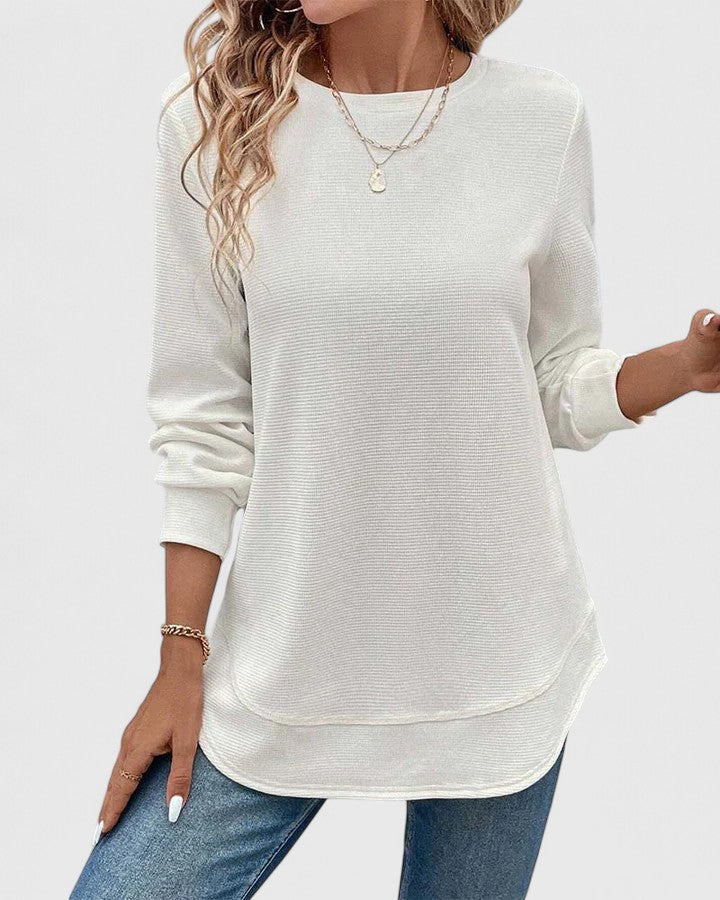 Women's Chic Side Slit Top-MODAUTLET