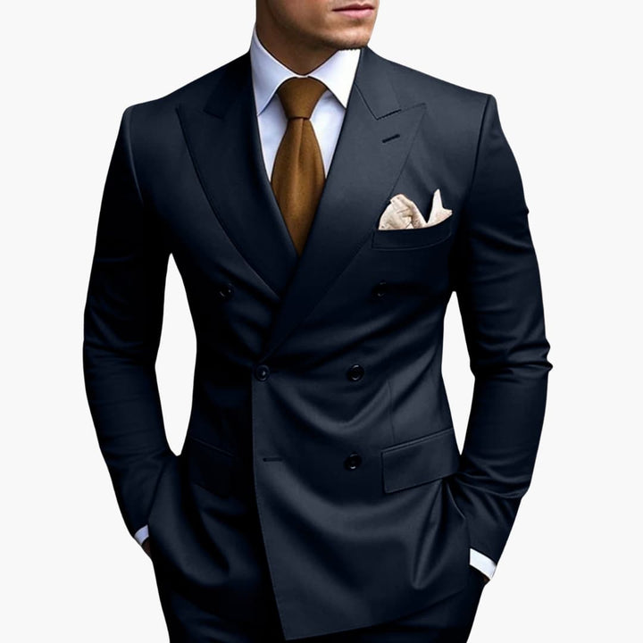 Men's Stylish Double-Breasted Suit