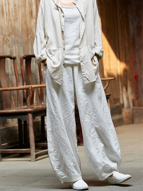 Women's Casual Cotton Linen Bloomers for Comfortable Everyday Wear