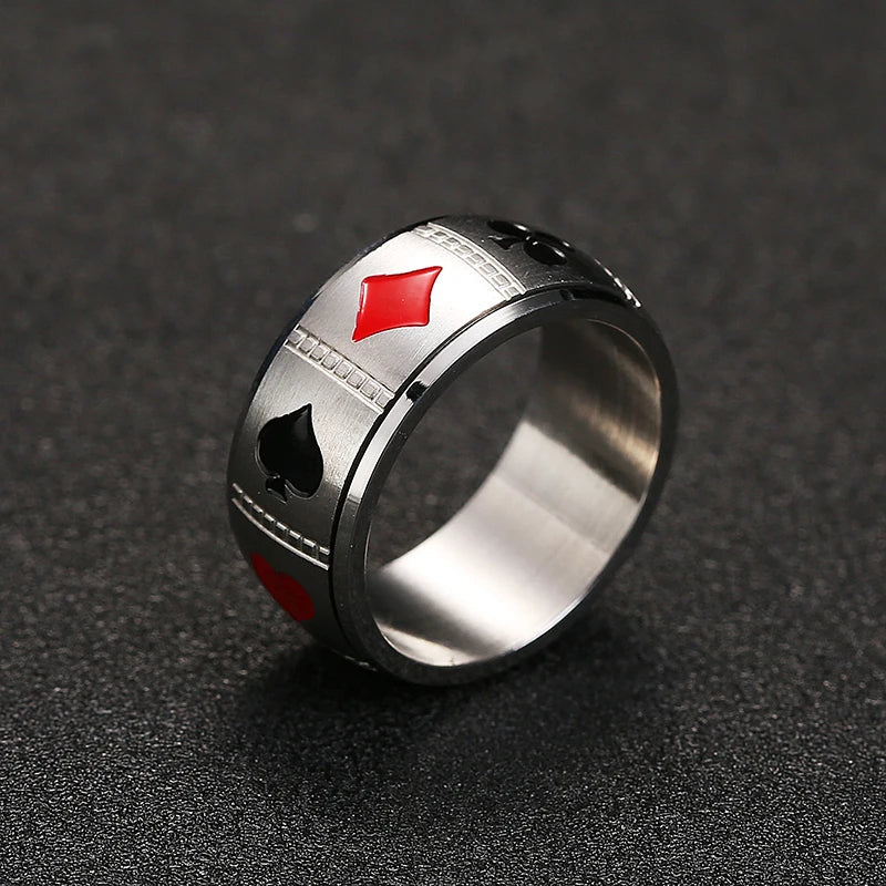 Steel Spinner Ring - Durable and Stylish Silver