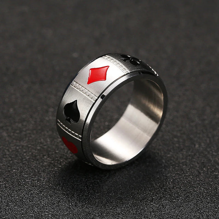 Steel Spinner Ring - Durable and Stylish-MODAUTLET