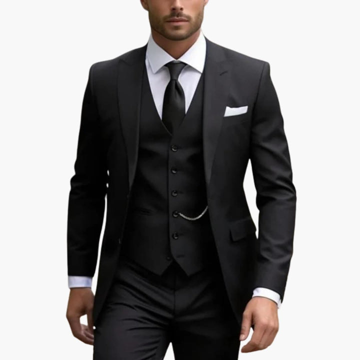 Eleganter Herren-Hochzeitsanzug | Komplettes Outfit