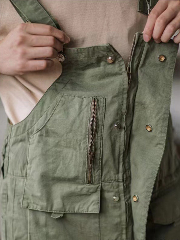 Men's Casual Denim Overalls