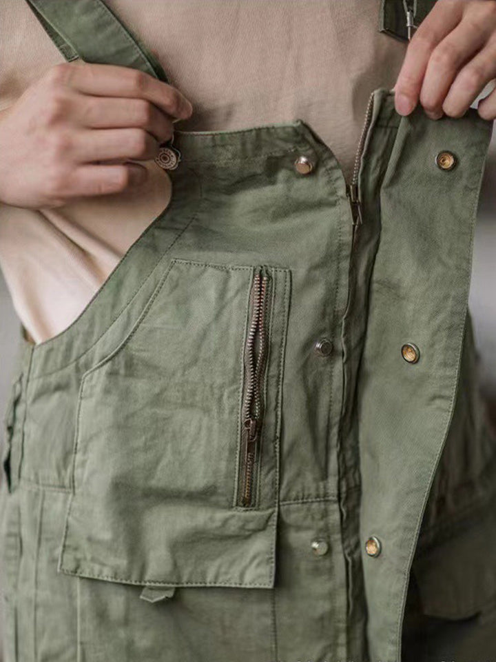 Men's Casual Denim Overalls