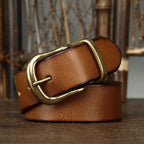 Premium Leather Belt for Men Desert Sand