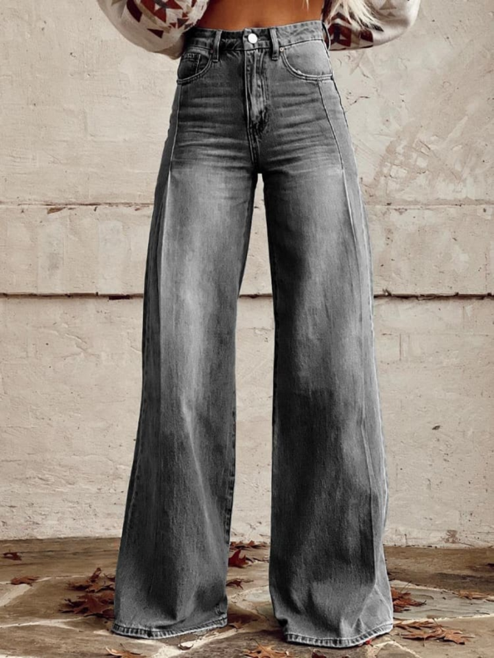 Women's Classic Fade Print Casual Wide Leg Pants-MODAUTLET