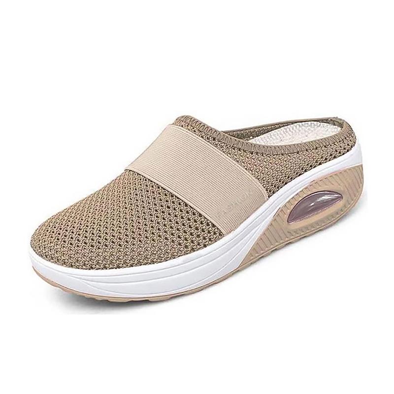 Women's Comfortable Orthopedic Walking Shoes Khaki