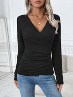 Women's Casual Chic Blouse Black